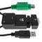 PS2 USB VGA-adapter voor KVM-controller via Cat.6 UTP-kabel
