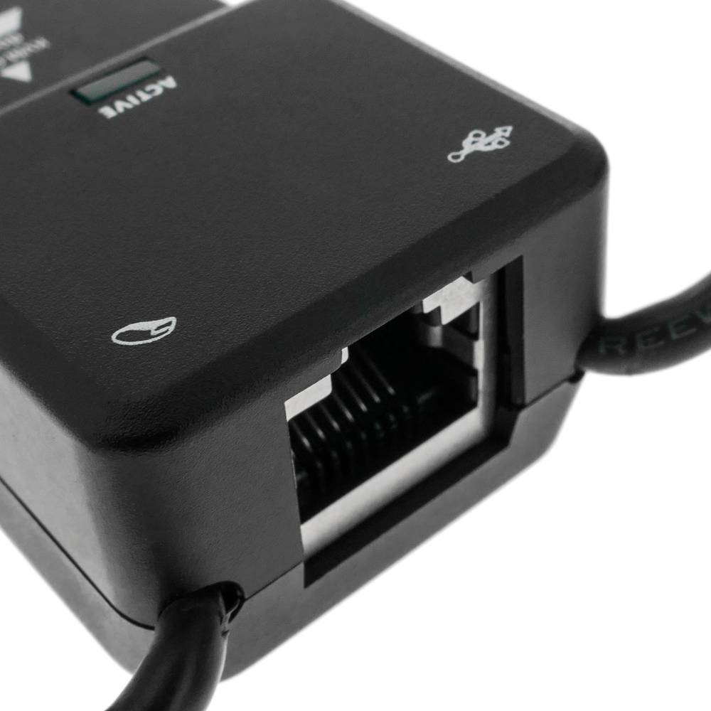 Adaptador VGA PS2 USB para conmuntador KVM a través de cable UTP Cat.6