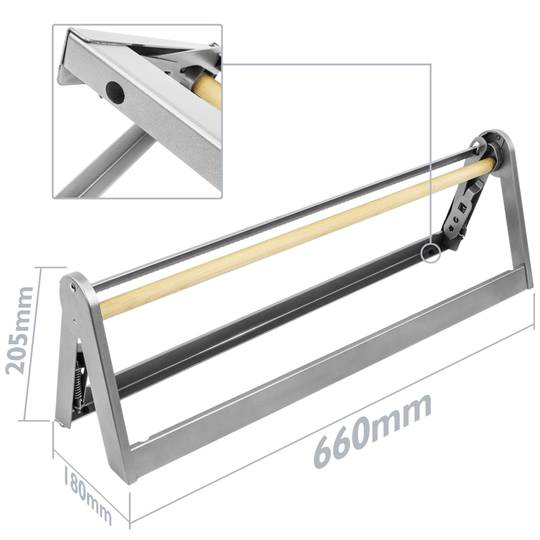 Portarrollos de mostrador. Dispensador de papel de embalaje en bobinas de hasta 62 cm
