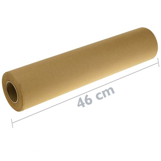 Wandmontierter Rollenhalter mit 45 cm Papierrolle. Spender für Geschenkpapier in Rollen bis 46cm 18