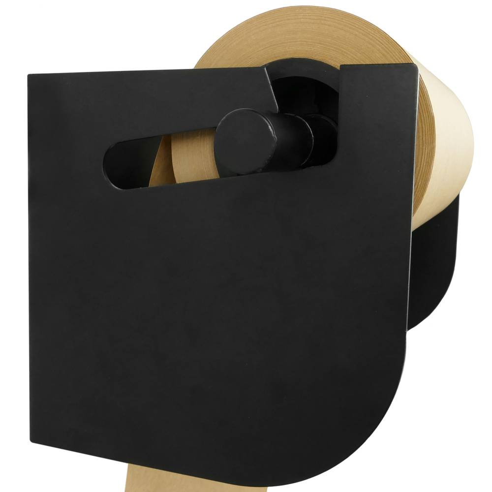 Wall-mounted toilet roll holder with a 45 cm paper reel. Packaging paper  dispenser in rolls up to 46cm 18 - Cablematic