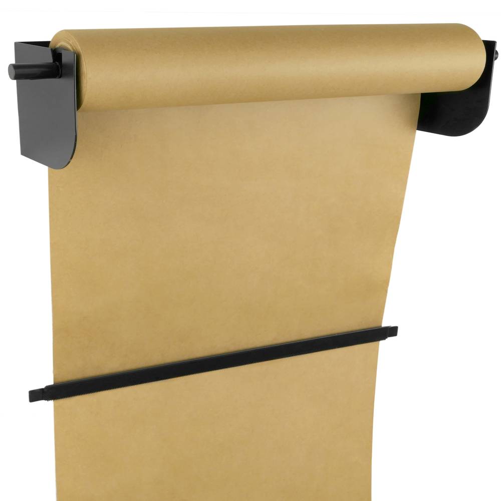 Portarrollos de pared con bobina de papel de 61 cms. Dispensador de papel  de embalaje en bobinas de hasta 62cm 24 - Cablematic