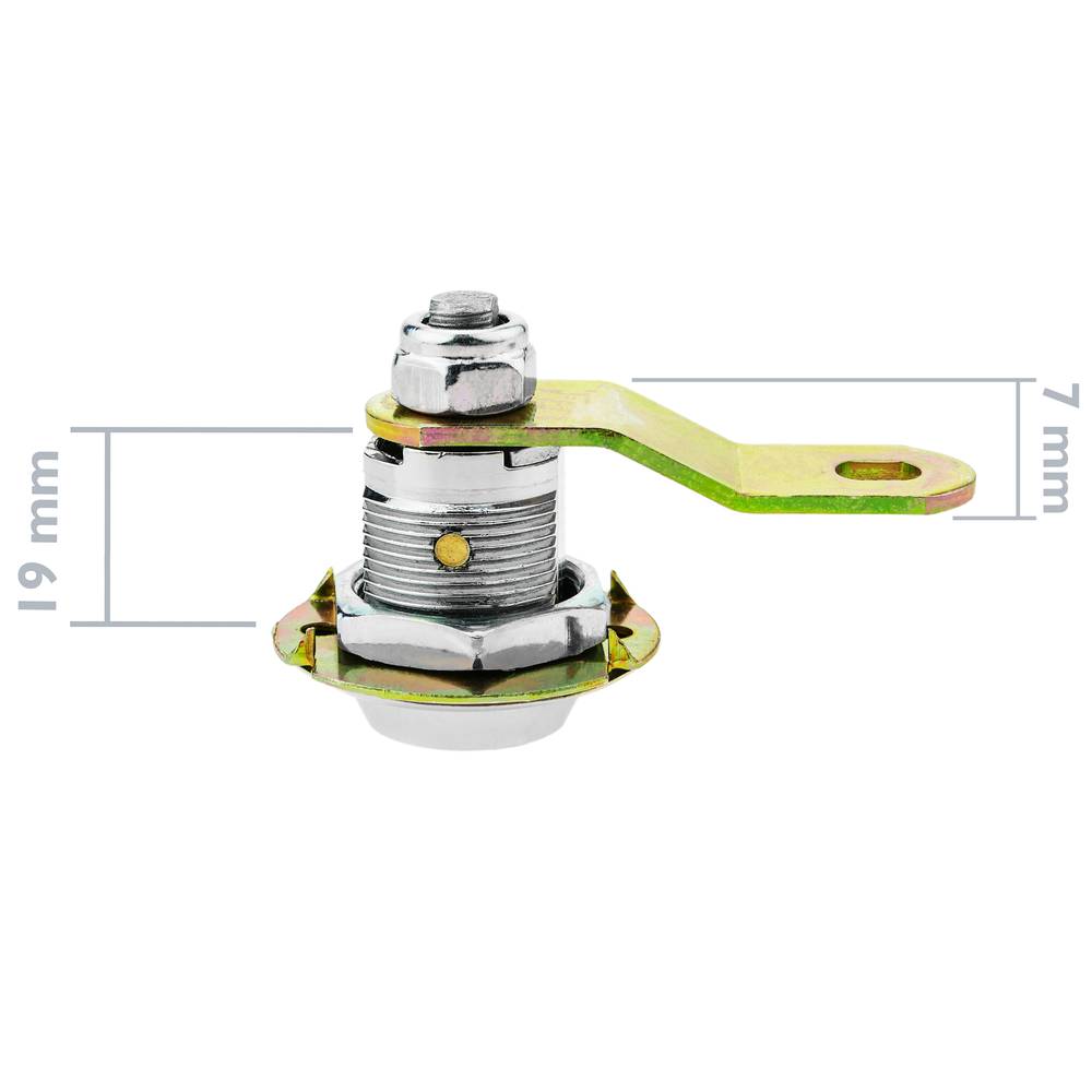 Blocco camma 42 mm x M18 con chiave tubolare