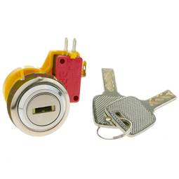 Serratura elettronica 27mm x M18 con chiave piatta