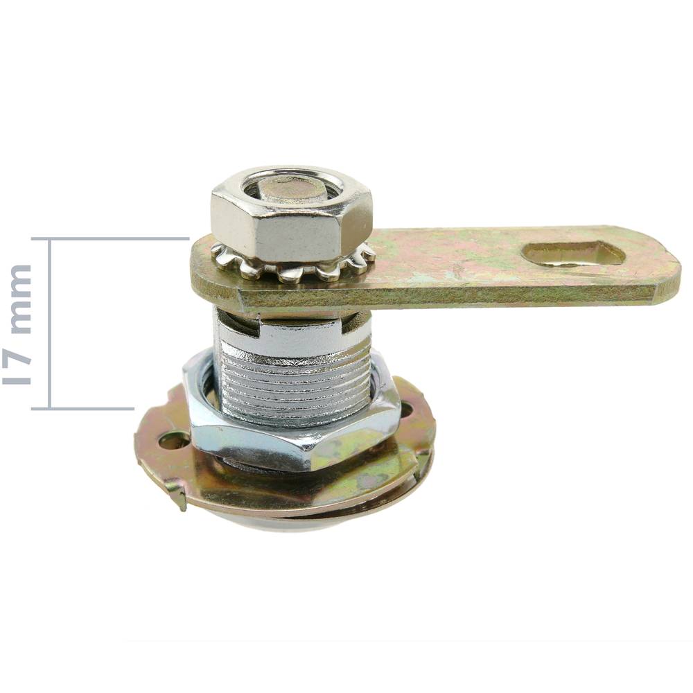 17 mm x M18 Flachnockenschloss mit Flachschlüssel