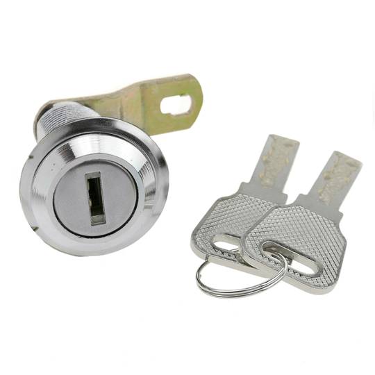 Cerradura de leva de 27mm x M18 con llave plana