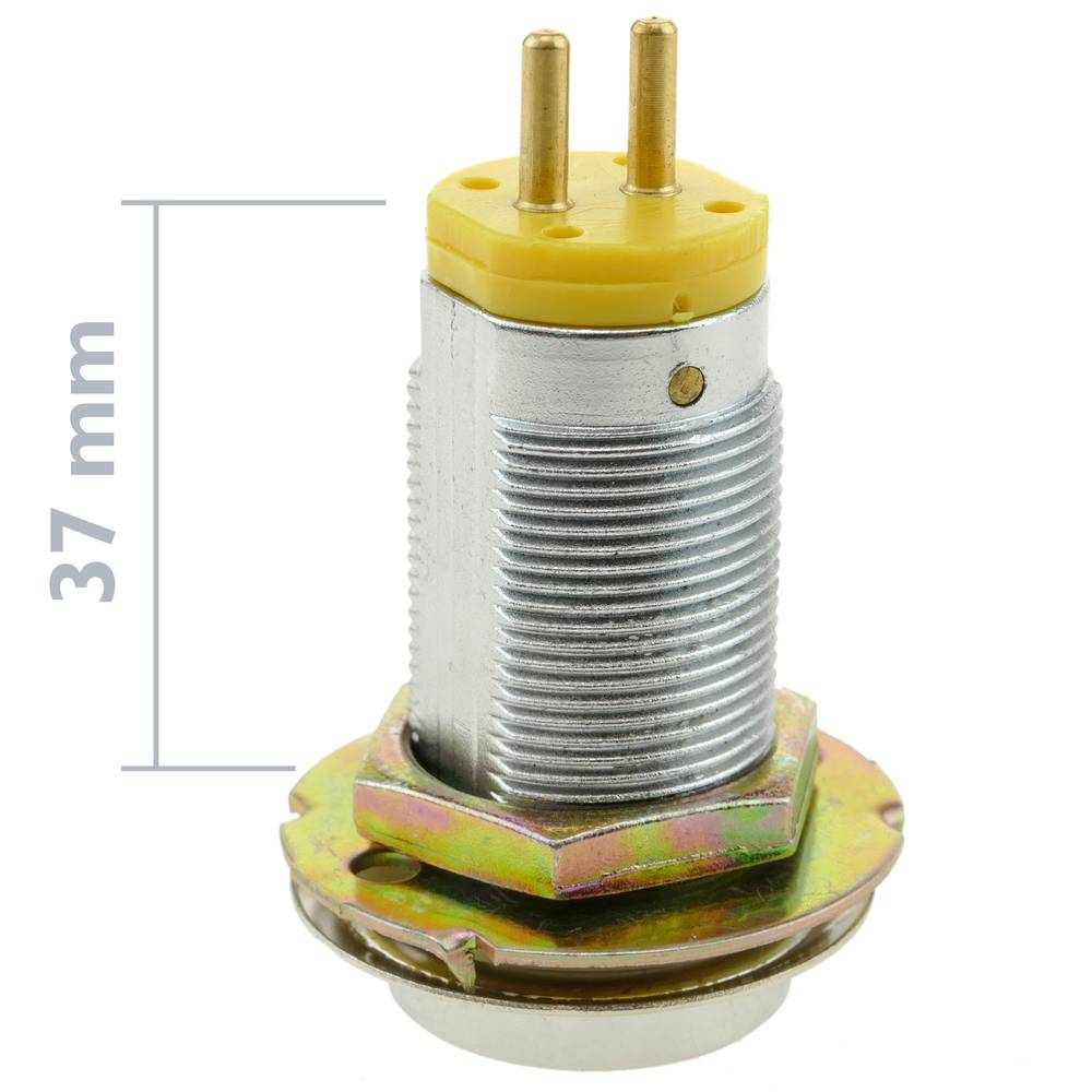 Serratura blocco cam di sicurezza 37mm x M18 con chiave piatto con interruttore