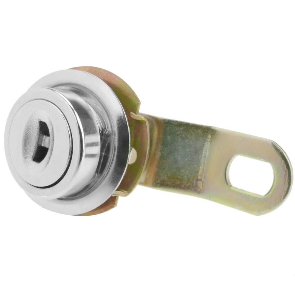 Serrure à came batteuse barillet 17mm x M18 avec clé crescent