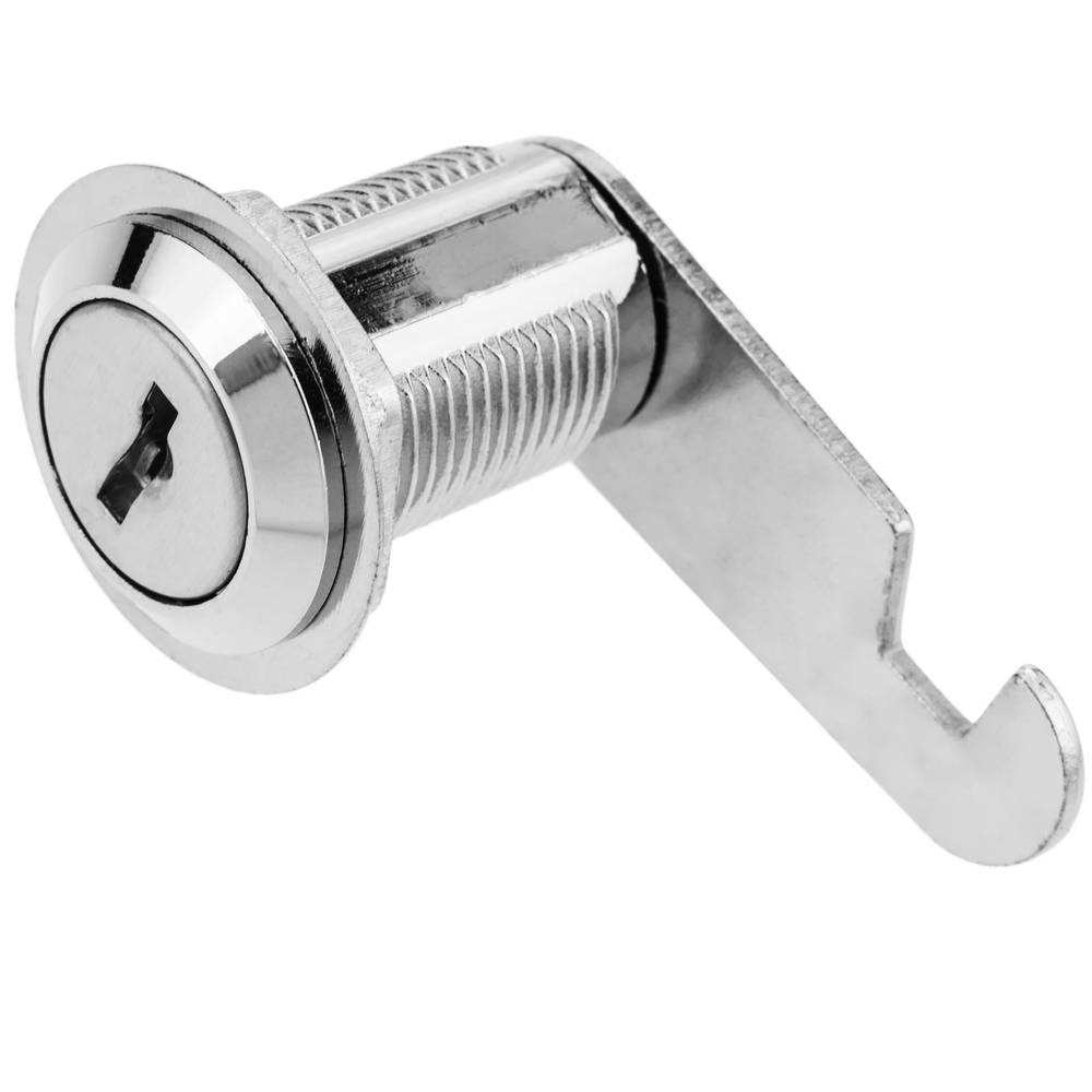 Flat cam lock 27mm x M18 with round flat key