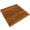 Tappetino da bagno e doccia in legno di teak certificato 50 x 50 cm quadrata
