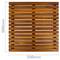 Tappetino da bagno e doccia in legno di teak certificato 50 x 50 cm quadrata