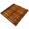 Tappetino da bagno e doccia in legno di teak certificato 50 x 50 cm quadrata