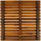 Tappetino da bagno e doccia in legno di teak certificato 50 x 50 cm quadrata