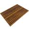 Doucheplatform en rechthoekig bad 70 x 50 cm van gecertificeerd teakhout