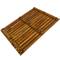 Doucheplatform en rechthoekig bad 70 x 50 cm van gecertificeerd teakhout