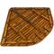 Doucheplatform en vierkant bad 76 x 76 cm van gecertificeerd teakhout