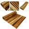 Tarima para ducha y baño enrollable 60 x 40 cm de madera de teca certificada