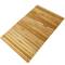 Douche en badmat rechthoekig en roller 48 x 30 cm gecertificeerd teakhout