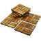 Baldosas 30 x 30 cm 12 listones de madera de teca certificada 10 unidades