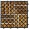 Baldosas 30 x 30 cm 12 listones de madera de teca certificada 10 unidades