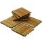 Azulejos 30 x 30 cm 9 ripas em madeira de teca certificada 10 unidades