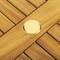 Rotating base swivel 60cm for outdoor garden table. Rotation platform Certified Teak