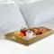 Bath tray with handles 60 x 40 x 5 cm spa wellness certified teak wood