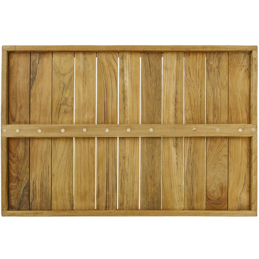 Bath tray with handles 60 x 40 x 5 cm spa wellness certified teak wood