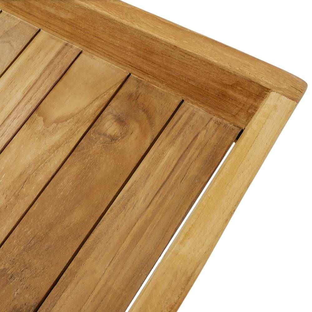 Bath tray with handles 60 x 40 x 7 cm spa wellness certified teak wood