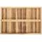Bandeja con patas plegables 60 x 70 x 40 cm para exterior de madera de teca certificada