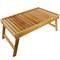 Vassoio da letto  55 x 35 x 5 cm pieghevole di teak certificato