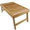 Vassoio da letto  55 x 35 x 5 cm pieghevole di teak certificato