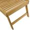 Vassoio da letto  55 x 35 x 5 cm pieghevole di teak certificato