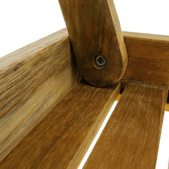 Vassoio da letto  55 x 35 x 5 cm pieghevole di teak certificato