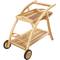Serveerwagen voor buiten 100 x 81 x 58 cm in gecertificeerd teakhout