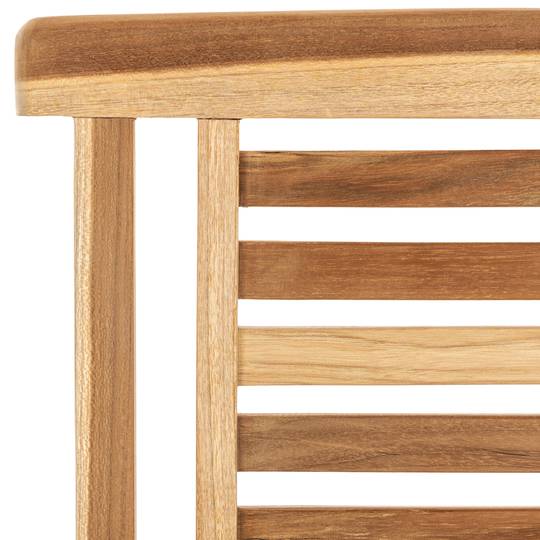 Chaise pliante d'extérieur en bois de teck certifié