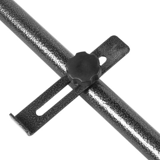 Mesa dobrável retangular para varanda efeito trançado preto 60x36 cm