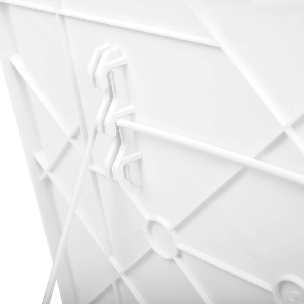 Tavolo rettangolare in polipropilene per balcone 52x40cm bianco