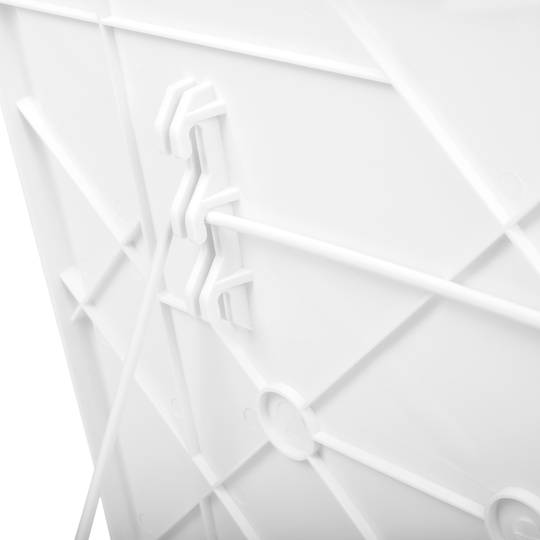 Tavolo rettangolare in polipropilene per balcone 52x40cm bianco