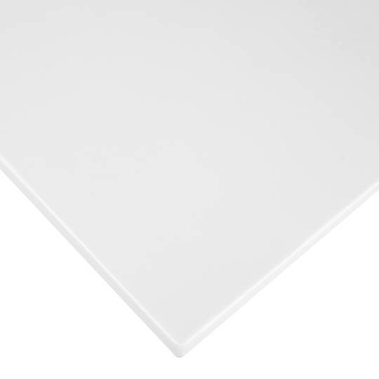 Taula plegable rectangular de metall per a balcó color blanc 60x40 cm