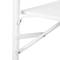 Taula plegable rectangular de metall per a balcó color blanc 60x40 cm