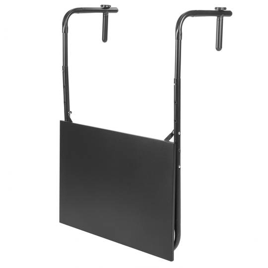 Metalowy stół rozkładany na balkon 60x40cm czarny