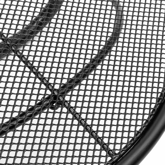 Mesa dobrável semicircular para varanda 60x30cm preto