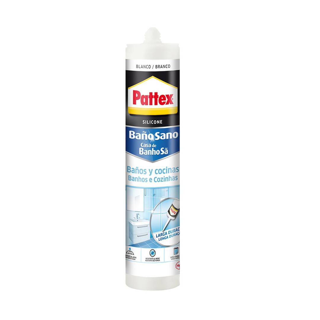 Silicone branco resistente para banheiros e cozinhas 280ml da Pattex 1965748