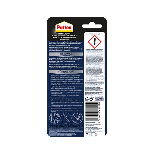 Joint whitening marker for bathrooms and kitchen 7ml Pattex 2852405