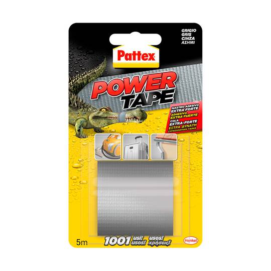 Taśma klejąca Power Tape 50cmx5m szara Pattex 1659547