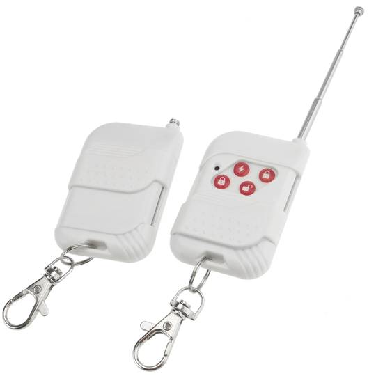 Landline alarm with keypad and display