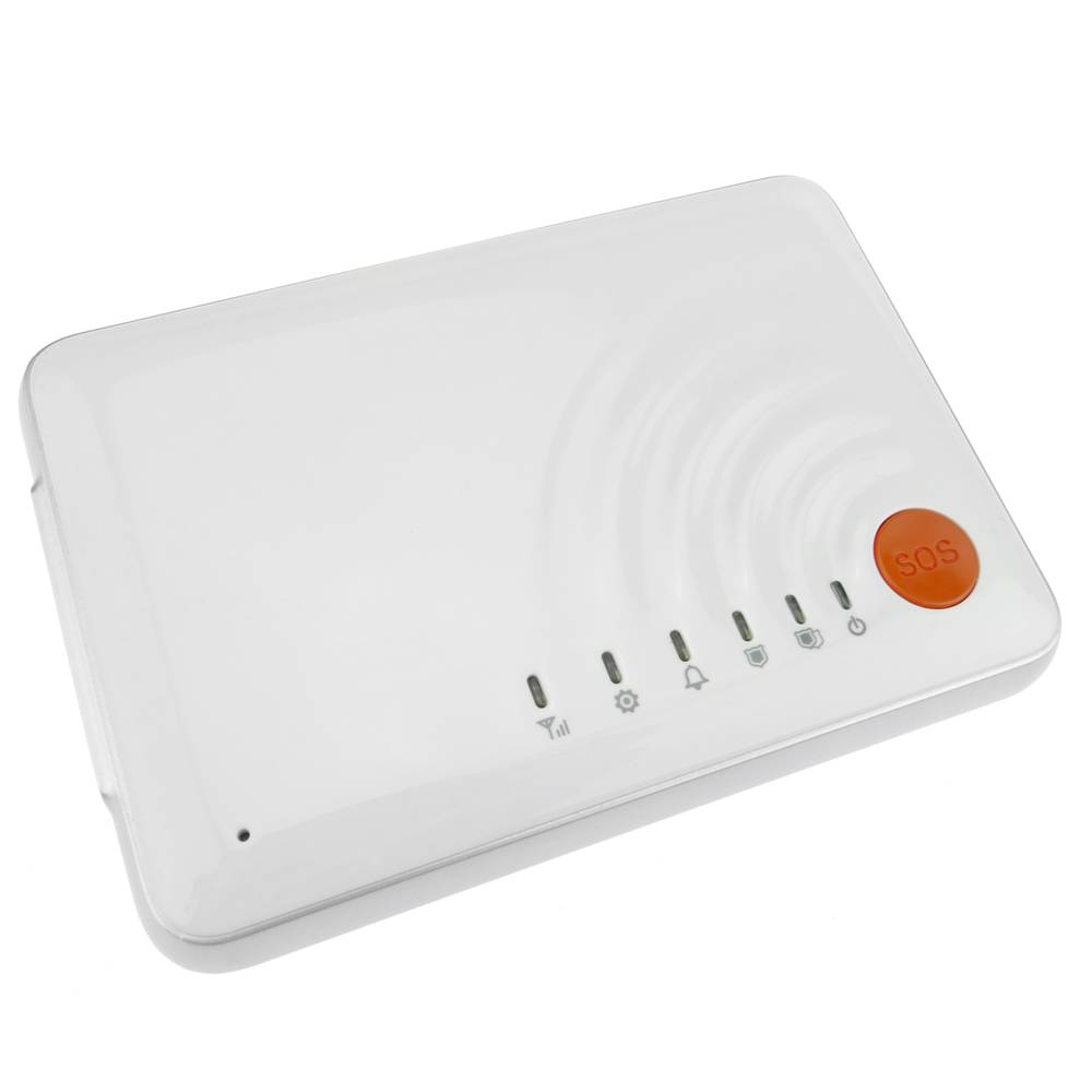 Alarma para GSM compacta con sensores inalámbricos y pulsador de emergencia modelo SS608