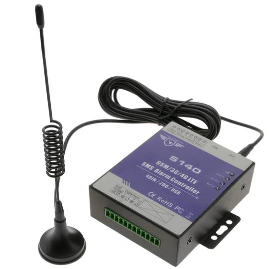 GSM 3G 4G LTE télécommande 4 entrées et 2 sorties numériques