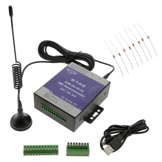 GSM 3G 4G LTE télécommande 4 entrées et 2 sorties numériques